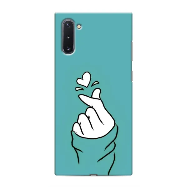 Чохол з малюнком «Сердечко на бірюзовому» для Samsung Galaxy Note 10 Чохол з малюнком «Сердечко на бірюзовому» для Samsung Galaxy Note 10