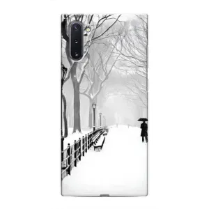 Чехлы на Новый Год Samsung Galaxy Note 10 (Снегом замело)