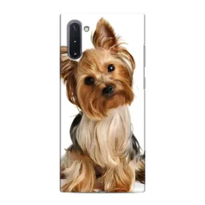 Чехол (ТПУ) Милые собачки для Samsung Galaxy Note 10 (Собака Терьер)