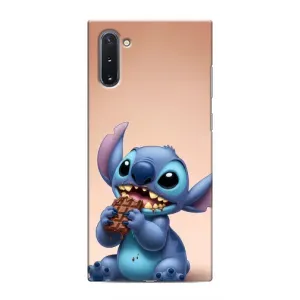 Чехол с рисунком Стич для Samsung Galaxy Note 10 (Стич с шоколадом)