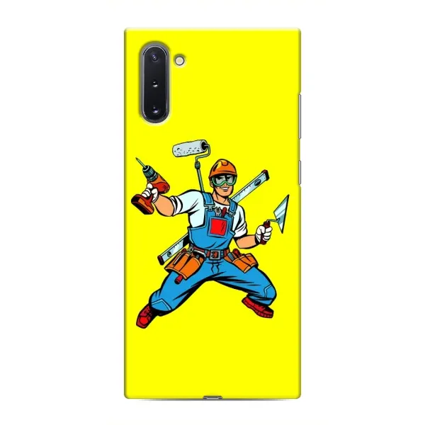 Чехол с рисунком «Строитель» для Samsung Galaxy Note 10 Чехол с рисунком «Строитель» для Samsung Galaxy Note 10