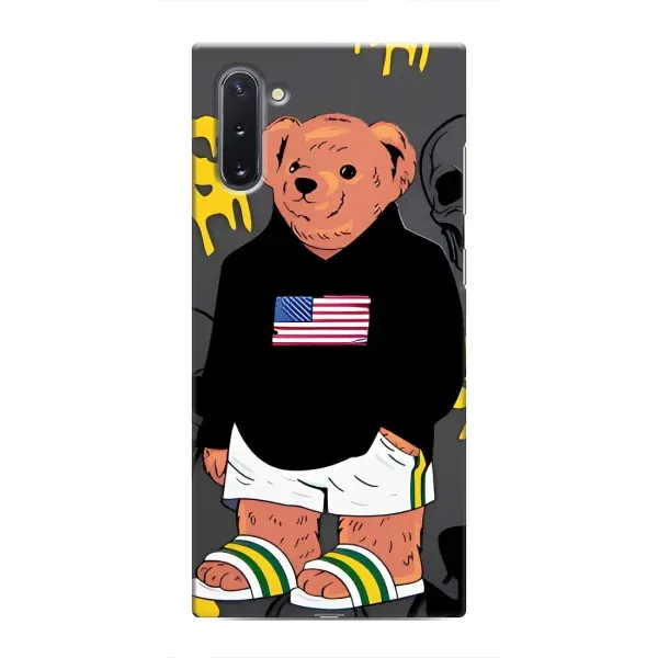 Чехол с рисунком «Teddy USA» для Samsung Galaxy Note 10 Чехол с рисунком «Teddy USA» для Samsung Galaxy Note 10