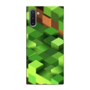 Чехлы для Samsung Galaxy Note 10 (Персонажи Майн Крафт) (Текстура)