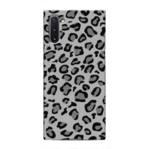 Чехол с леопардовым принтом на Samsung Galaxy Note 10 (Темный леопрад)