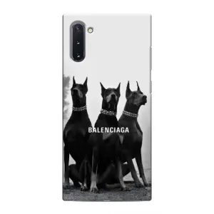 Чехол ДОБЕРМАН для Samsung Galaxy Note 10 (Три добермана)