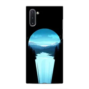 Летний Чехол на Samsung Galaxy Note 10 (Синий Водопад)
