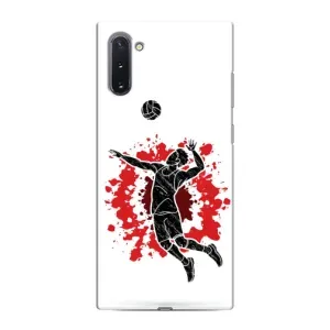 Чохли з прінтом Спортивна тематика для Samsung Galaxy Note 10 (Волейболіст)