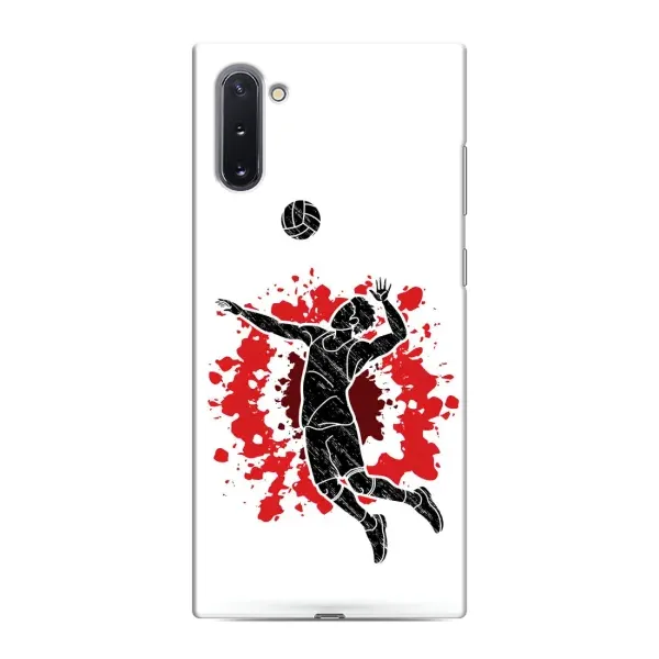 Чехол с рисунком «Волейболист» для Samsung Galaxy Note 10 Чехол с рисунком «Волейболист» для Samsung Galaxy Note 10