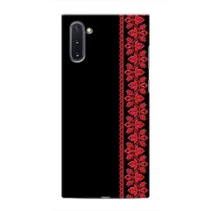 Силиконовый Чехол на Samsung Galaxy Note 10 с картинкой Вышиванки