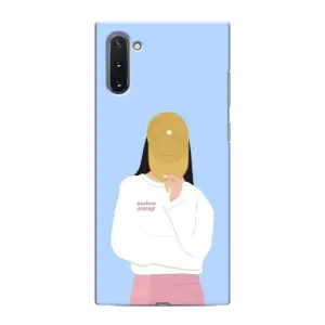 Силіконовый Чохол на Samsung Galaxy Note 10 з картинкой Модных девушек (Жовта кепка)