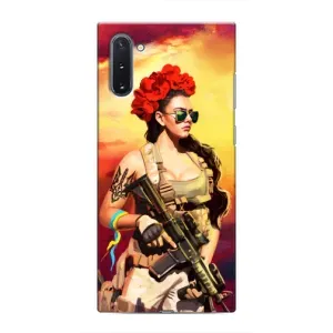 ЗСУ Чехлы (TPU) для Samsung Galaxy Note 10 (Женщина солдат)