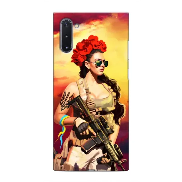 Чехол с рисунком «Женщина солдат» для Samsung Galaxy Note 10 Чехол с рисунком «Женщина солдат» для Samsung Galaxy Note 10