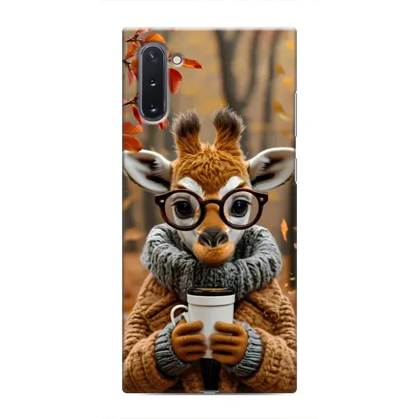 Чехол с рисунком «Жираф с кофе» для Samsung Galaxy Note 10 Чехол с рисунком «Жираф с кофе» для Samsung Galaxy Note 10