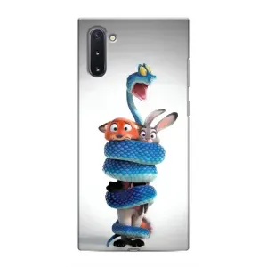 Силиконовый чехол с принтом Зоотрополіс для Samsung Galaxy Note 10 (Змея Зоо)