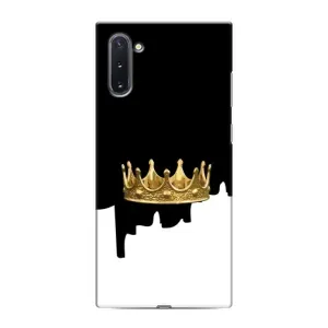 Чохол (Корона на чорному фоні) для Самсунг Нот 10 (Золота корона)