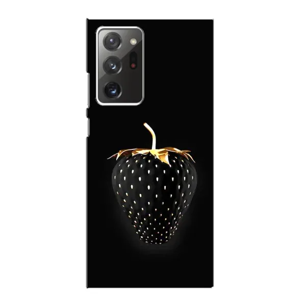 Чехол с рисунком «Чёрная клубника» для Samsung Galaxy Note 20 Ultra Чехол с рисунком «Чёрная клубника» для Samsung Galaxy Note 20 Ultra