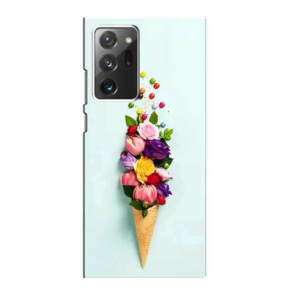 Чехол с рисунком «Цветок-мороженное» для Samsung Galaxy Note 20 Ultra Чехол с рисунком «Цветок-мороженное» для Samsung Galaxy Note 20 Ultra
