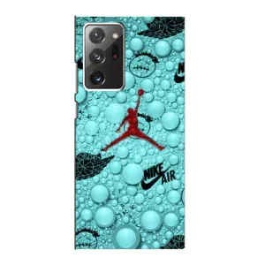 Силиконовый Чехол Nike Air Jordan на Самсунг Нот 20 Ультра (Джордан Найк)