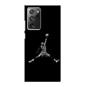 Силиконовый Чехол Nike Air Jordan на Самсунг Нот 20 Ультра (Джордан)