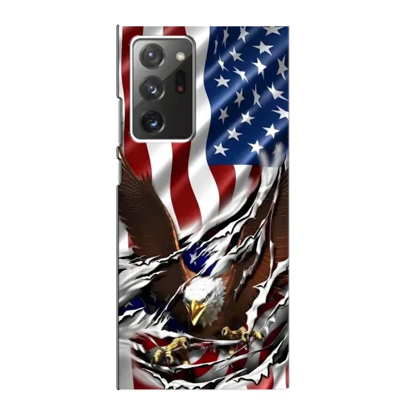 Чохол з малюнком «Прапор USA» для Samsung Galaxy Note 20 Ultra Чохол з малюнком «Прапор USA» для Samsung Galaxy Note 20 Ultra