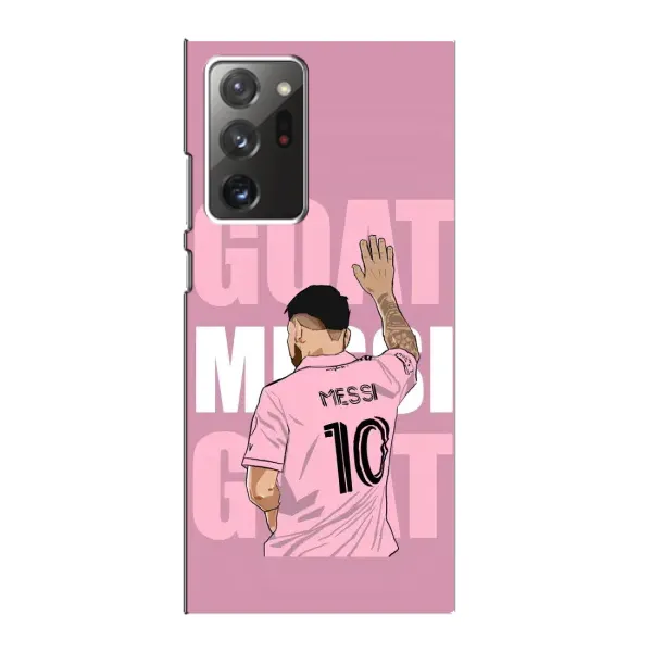 Чехол с рисунком «GOAT MESSI» для Samsung Galaxy Note 20 Ultra Чехол с рисунком «GOAT MESSI» для Samsung Galaxy Note 20 Ultra