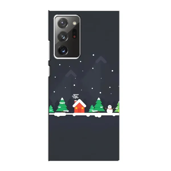 Чехол с рисунком «Город зимний» для Samsung Galaxy Note 20 Ultra Чехол с рисунком «Город зимний» для Samsung Galaxy Note 20 Ultra