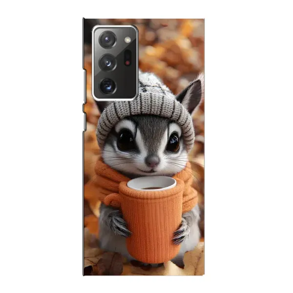 Чехол с рисунком «Грызунчик с кофе» для Samsung Galaxy Note 20 Ultra Чехол с рисунком «Грызунчик с кофе» для Samsung Galaxy Note 20 Ultra