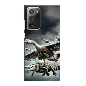 Чехол с мемами тралалело тралала для Samsung Galaxy Note 20 Ultra (Гусини и крокодило)