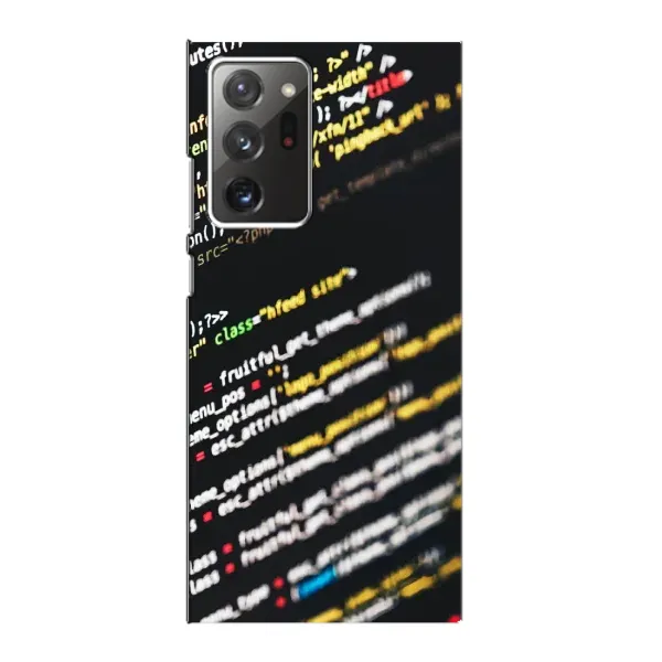 Чехол с рисунком «Код» для Samsung Galaxy Note 20 Ultra Чехол с рисунком «Код» для Samsung Galaxy Note 20 Ultra