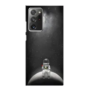 Силиконовый Чехол с принтом "Космонавты" на Samsung Galaxy Note 20 Ultra (Космонавт романтик)