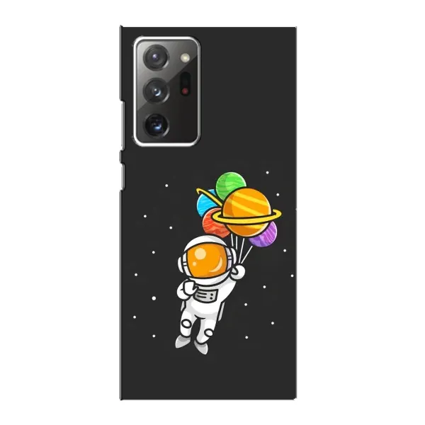 Чехол с рисунком «Космонавт с шариками» для Samsung Galaxy Note 20 Ultra Чехол с рисунком «Космонавт с шариками» для Samsung Galaxy Note 20 Ultra