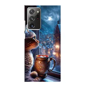 Чехлы на Новый Год Samsung Galaxy Note 20 Ultra (Кот новогодний)