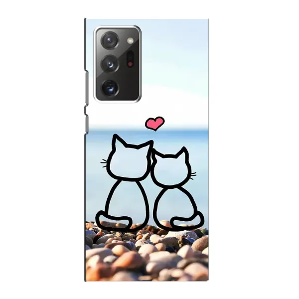 Чехол с рисунком «Котейки» для Samsung Galaxy Note 20 Ultra Чехол с рисунком «Котейки» для Samsung Galaxy Note 20 Ultra