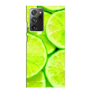 Чехол с изображением вкусной еды для Samsung Galaxy Note 20 Ultra (Лайм)
