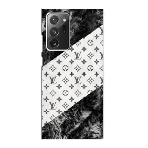 Чехол Стиль Louis Vuitton на Samsung Galaxy Note 20 Ultra (LV на белом)
