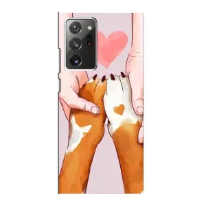 Чехол (ТПУ) Милые собачки для Samsung Galaxy Note 20 Ultra (Любовь к собакам)