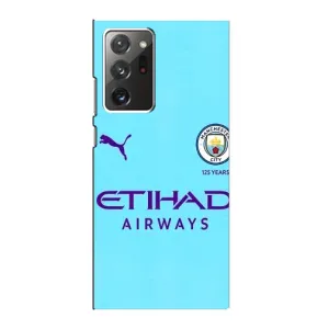 Силиконовые Чехлы принт Футбол на Samsung Galaxy Note 20 Ultra (Man City)