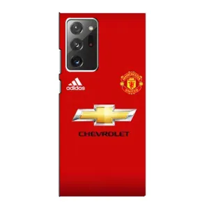 Силиконовые Чехлы принт Футбол на Samsung Galaxy Note 20 Ultra (Man United)