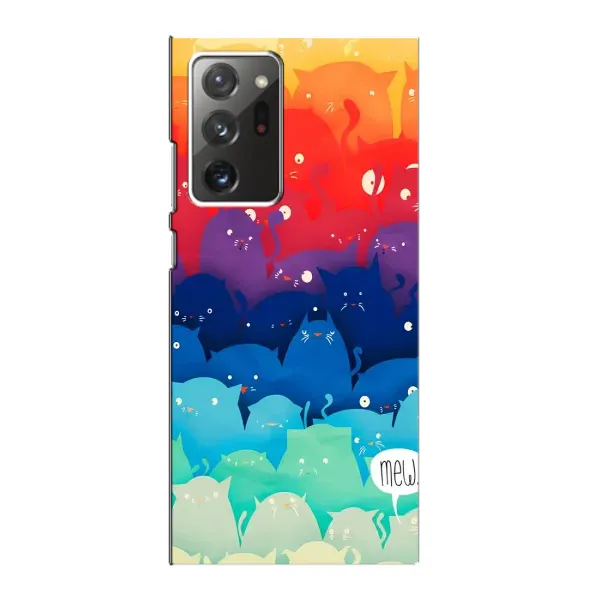 Чехол с рисунком «Mew» для Samsung Galaxy Note 20 Ultra