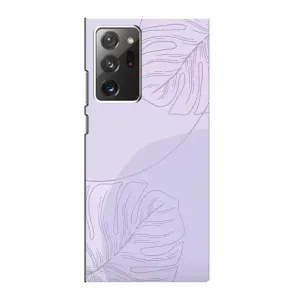 Чохол квітковий дизайн для Samsung Galaxy Note 20 Ultra (Монстера фіолетова)