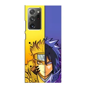 Купить Чехлы на телефон с принтом Anime для Samsung Galaxy Note 20 Ultra (Naruto Vs Sasuke)