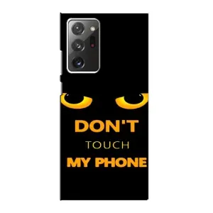 Чехол с Прикольным принтом на Samsung Galaxy Note 20 Ultra (Не трогай мой телефон)