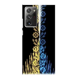 Силиконовый Чехол на Samsung Galaxy Note 20 Ultra (Патриотическая вышиванка)
