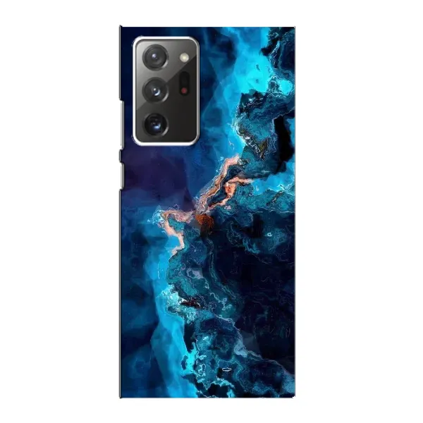 Чехол с рисунком «Синий мрамор» для Samsung Galaxy Note 20 Ultra Чехол с рисунком «Синий мрамор» для Samsung Galaxy Note 20 Ultra