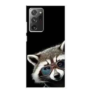 Силіконовий Чохол з Энотами на Samsung Galaxy Note 20 Ultra (Стильний Єнот)