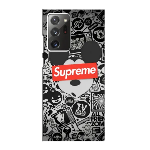 Чехол с рисунком «Supreme Маус» для Samsung Galaxy Note 20 Ultra