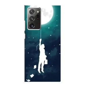 Чохол (ТПУ) з планетами на Samsung Galaxy Note 20 Ultra (To The moon)