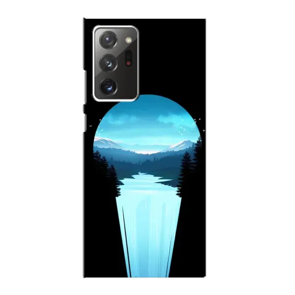 Чехол с рисунком «Синий Водопад» для Samsung Galaxy Note 20 Ultra Чехол с рисунком «Синий Водопад» для Samsung Galaxy Note 20 Ultra