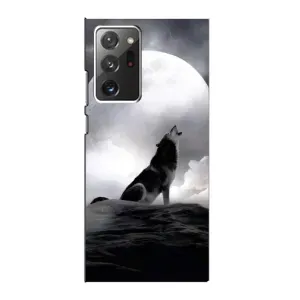 Чохол з Вовком на Samsung Galaxy Note 20 Ultra (Вовк і місяць)