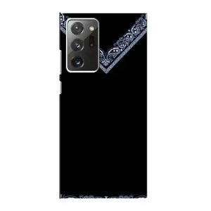 Силиконовый Чехол на Samsung Galaxy Note 20 Ultra (Воротник вышиванки)